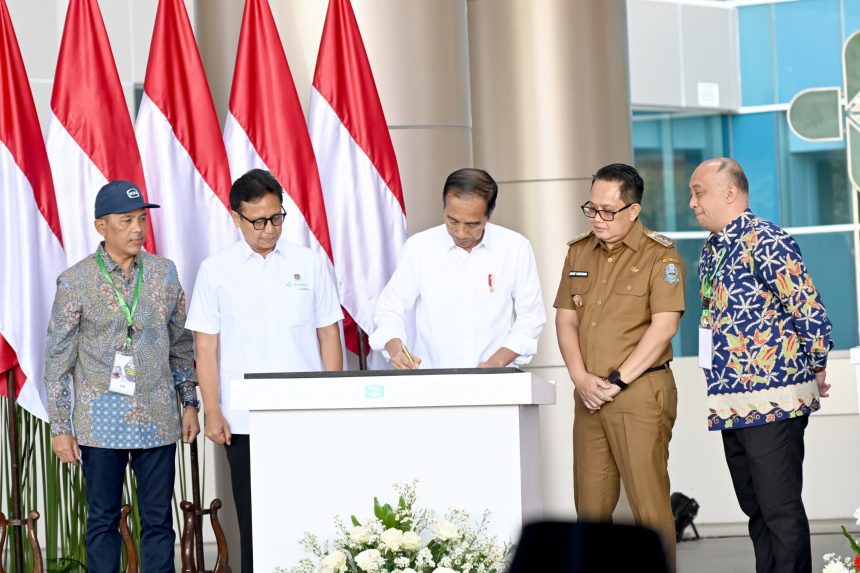 Peresmian RS Kemenkes di Kota Surabaya, Provinsi Jawa Timur, pada Jumat, 6 September 2024. Foto: BPMI Setpres