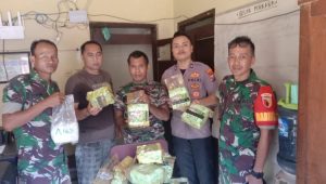 Barang bukti 35 Kg sabu terbungkus kemasan plastik yang berhasil ditemukan didalam drum.